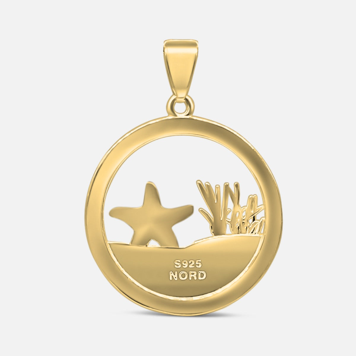 Starfish round / Dune - Gold