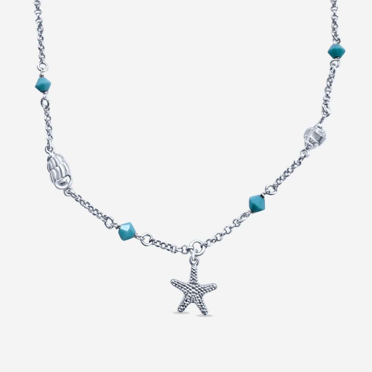 Kette "Meeresfunken" - Silber