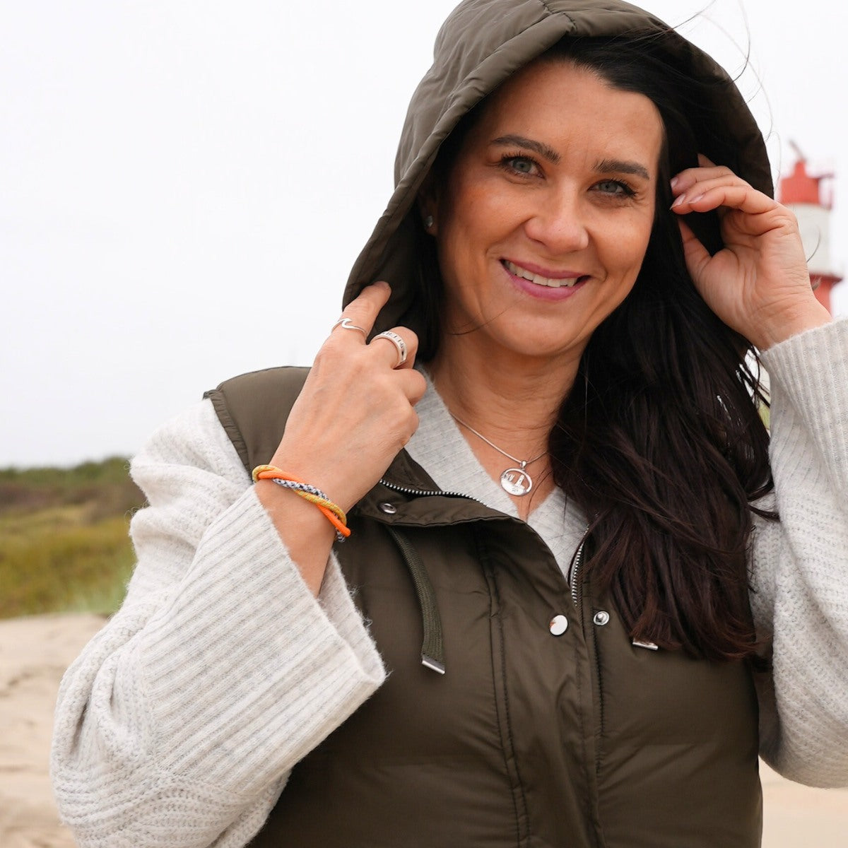 Sea buckthorn" bracelet