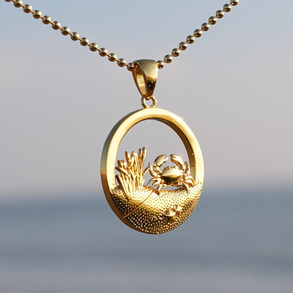 Crab Round / Dune - Gold