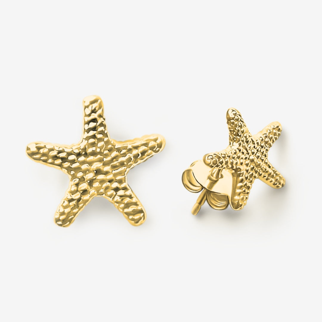 Ohrstecker "kleiner Seestern" - Gold