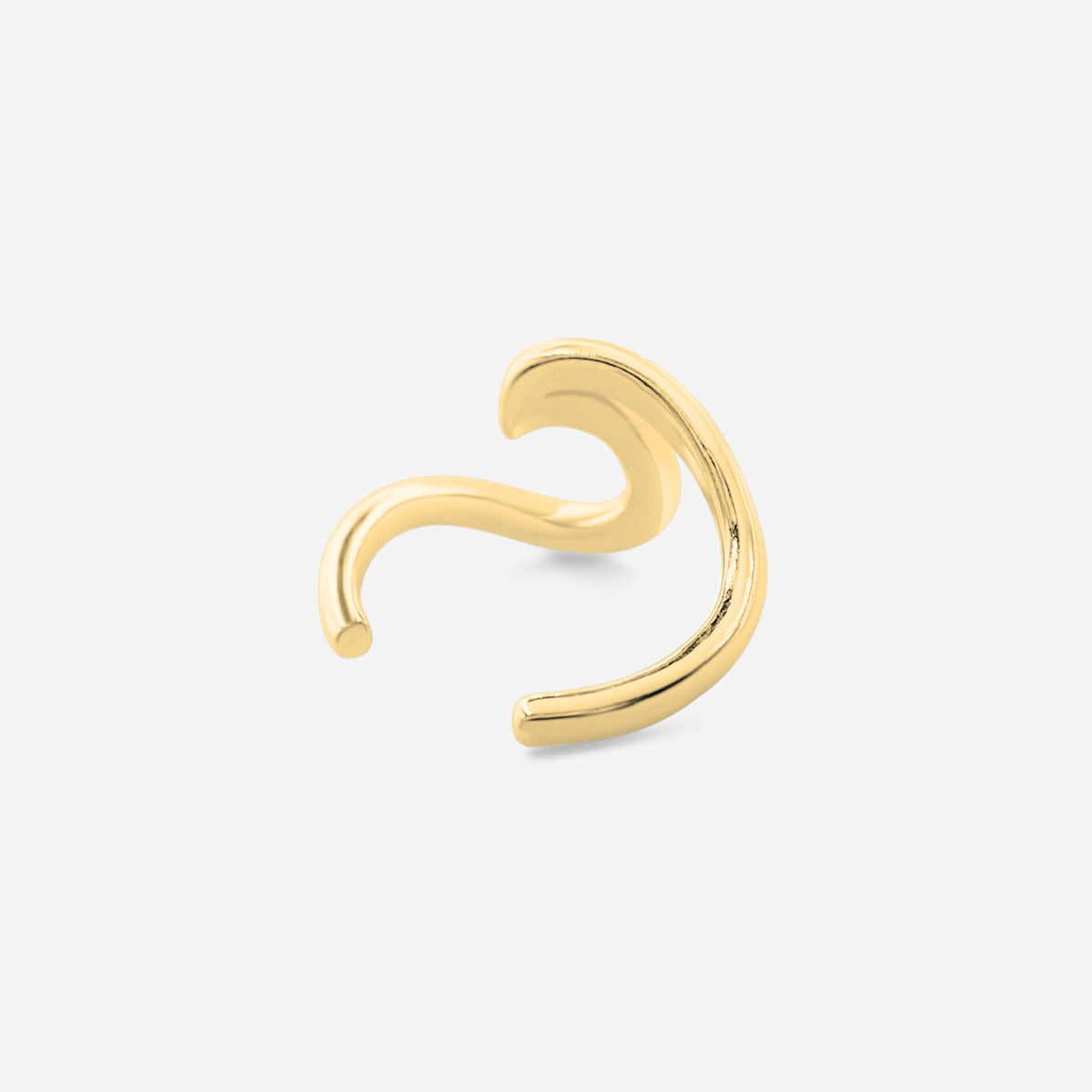 Earcuff Wave - silver
