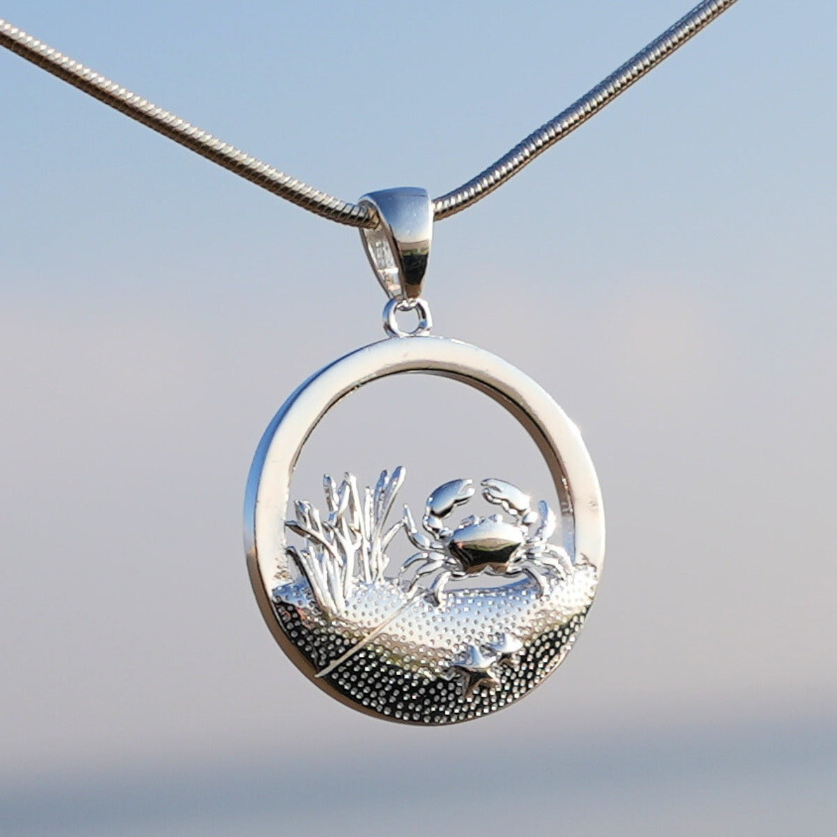 Crab Round / Dune - Silver
