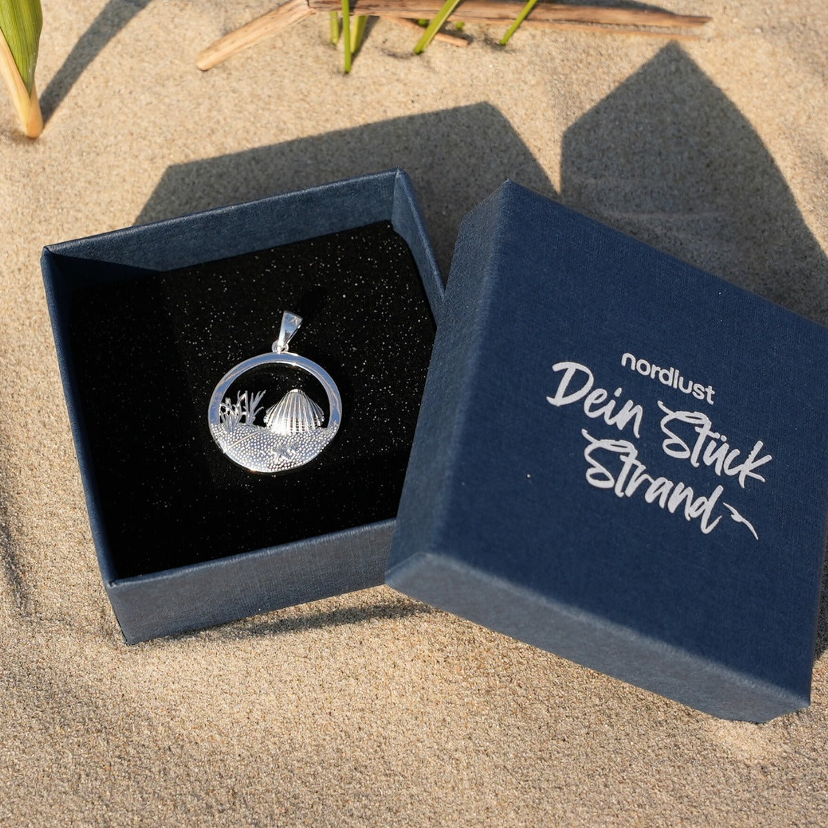 Shell round / Dune - Silver