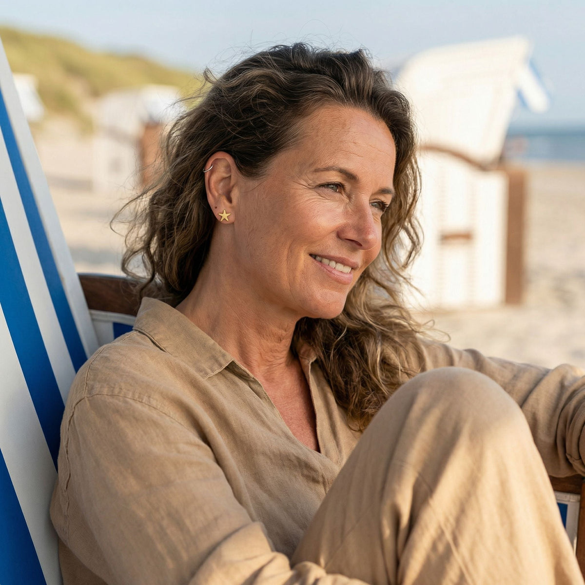 Ohrstecker "kleiner Seestern" - Gold - Nordlust®