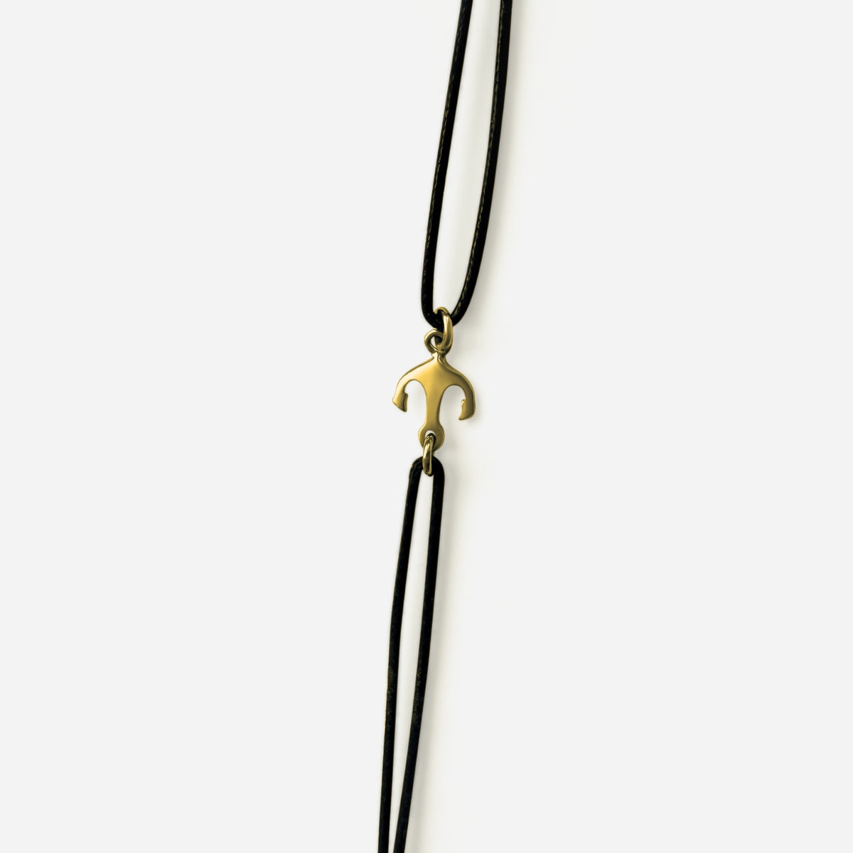 Lederarmband "Küstenanker" - Gold