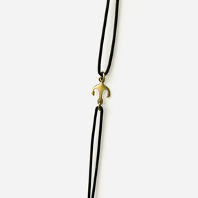 Lederarmband "Küstenanker" - Gold