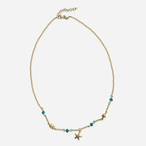 Kette "Meeresfunken" - Gold