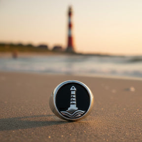 Siegelring "Leuchtturm" - Silber