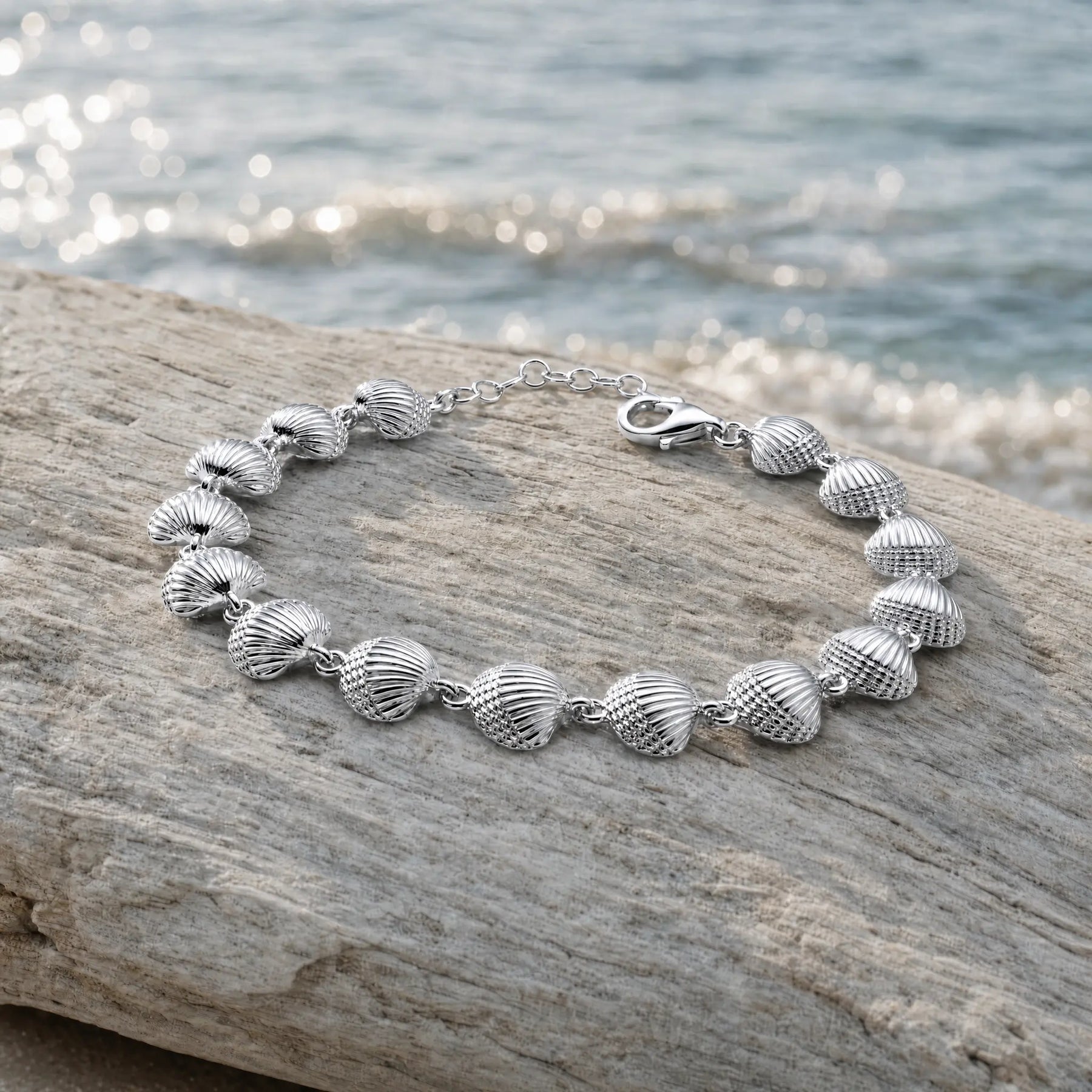 Armband Herzmuscheln