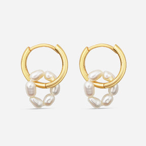 Pearl Earrings "Sofi" - Gold