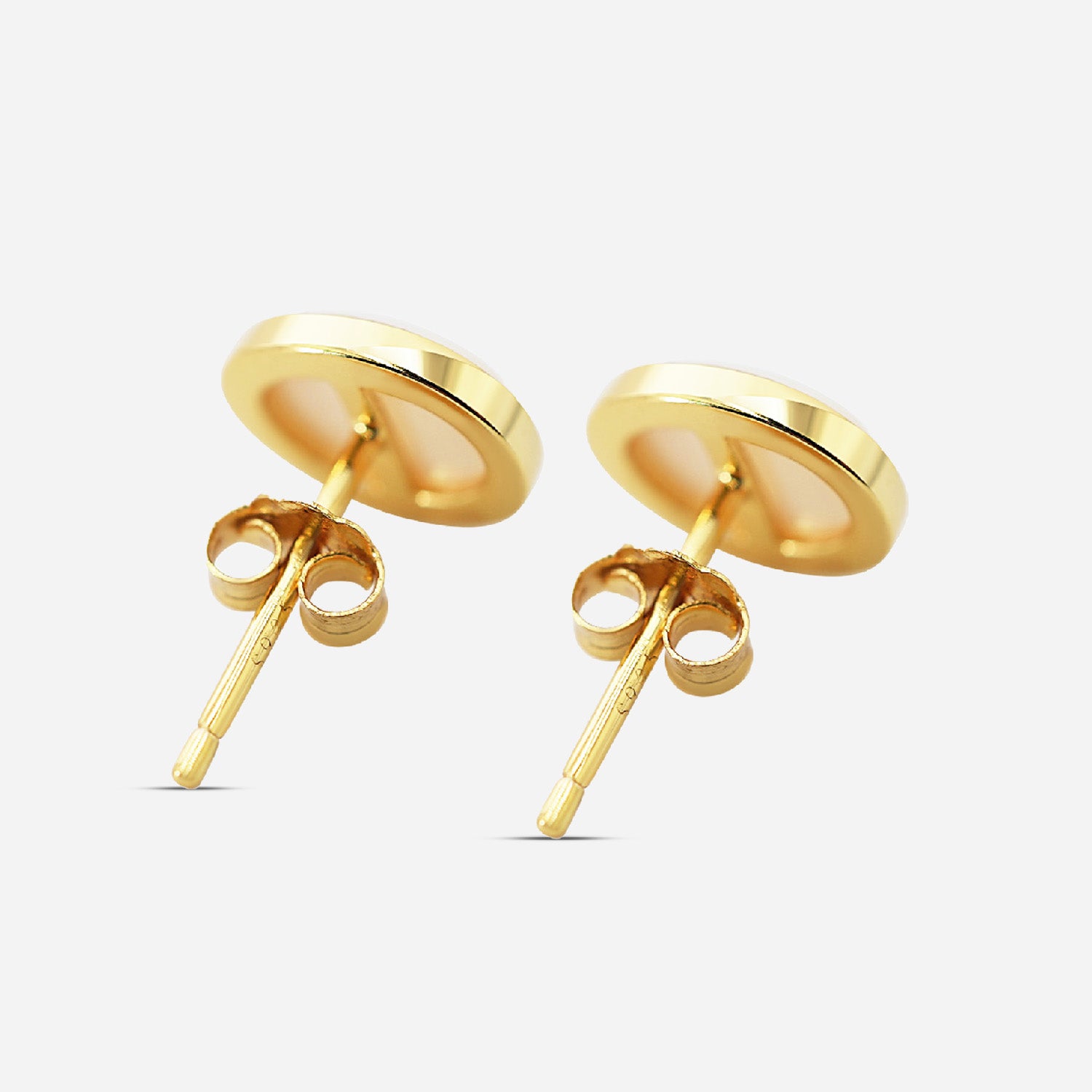 Ear Studs "Zoe" Mother-of-pearl - gold