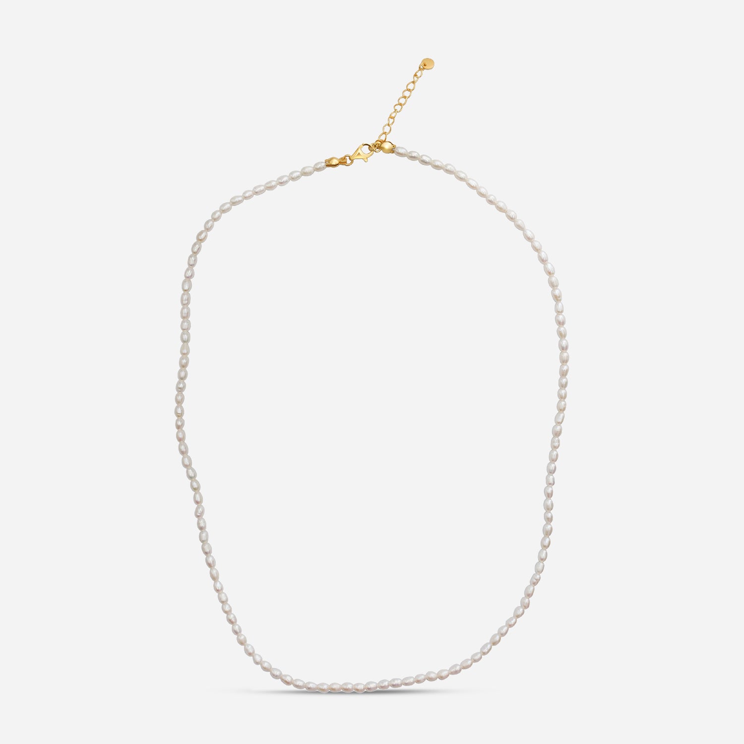Pearl necklace "Marina" - Gold