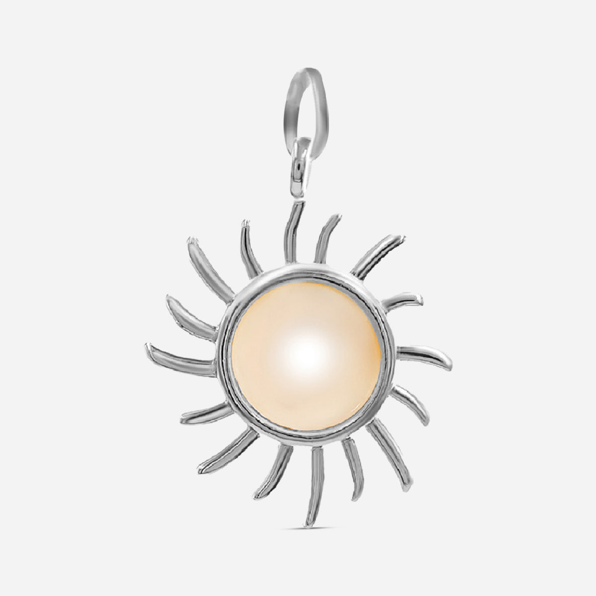 Sun - Mother-of-pearl - silver