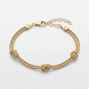 Armband "Wellenknoten-Trio"