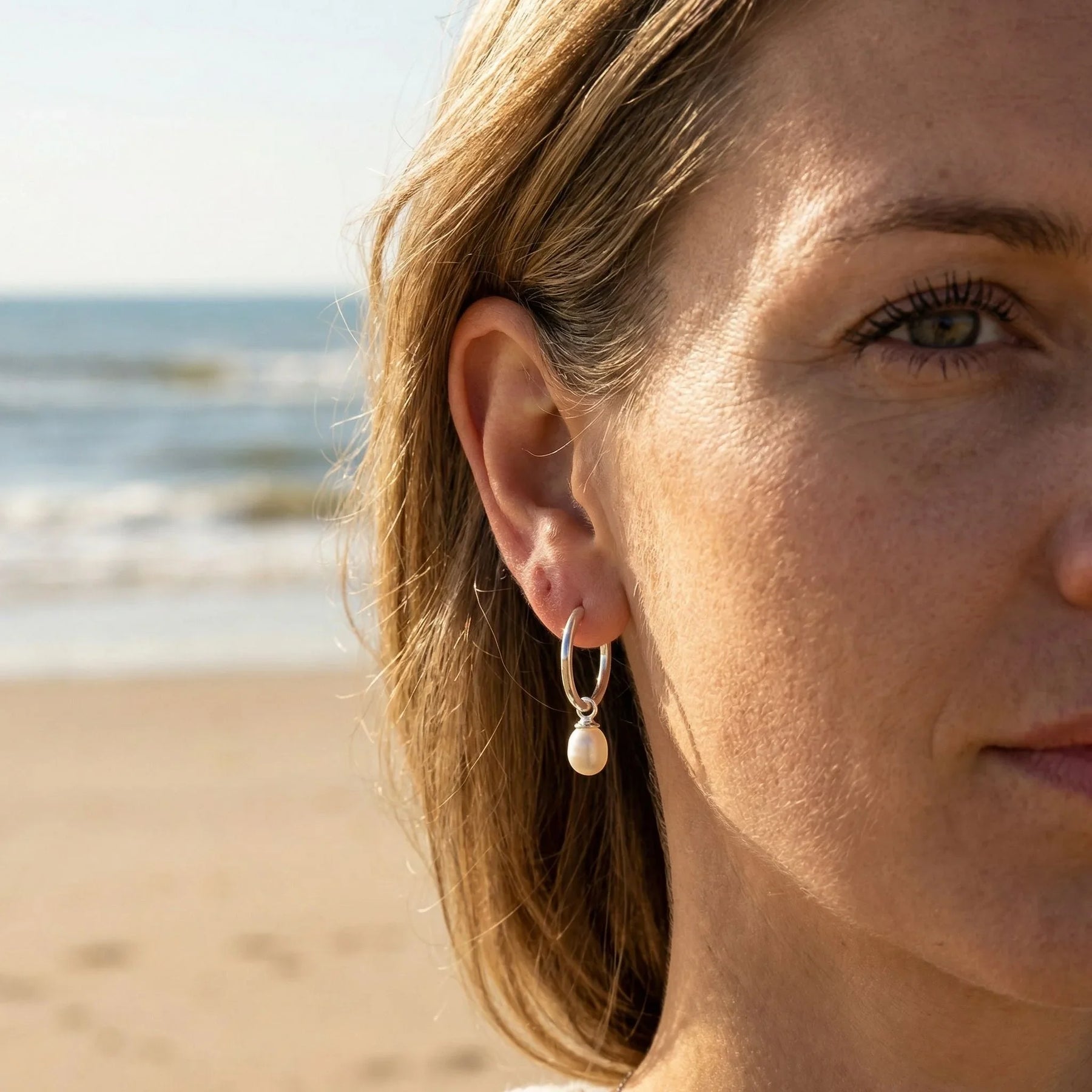 Anhänger Creole Perle - Silber - Nordlust®