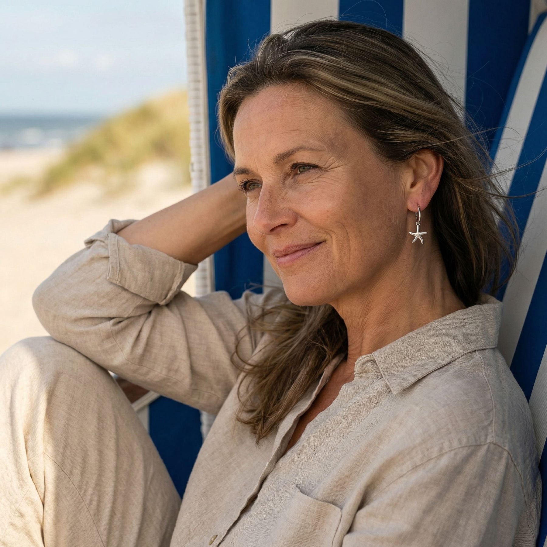 Anhänger Creole Seestern - Silber - Nordlust®