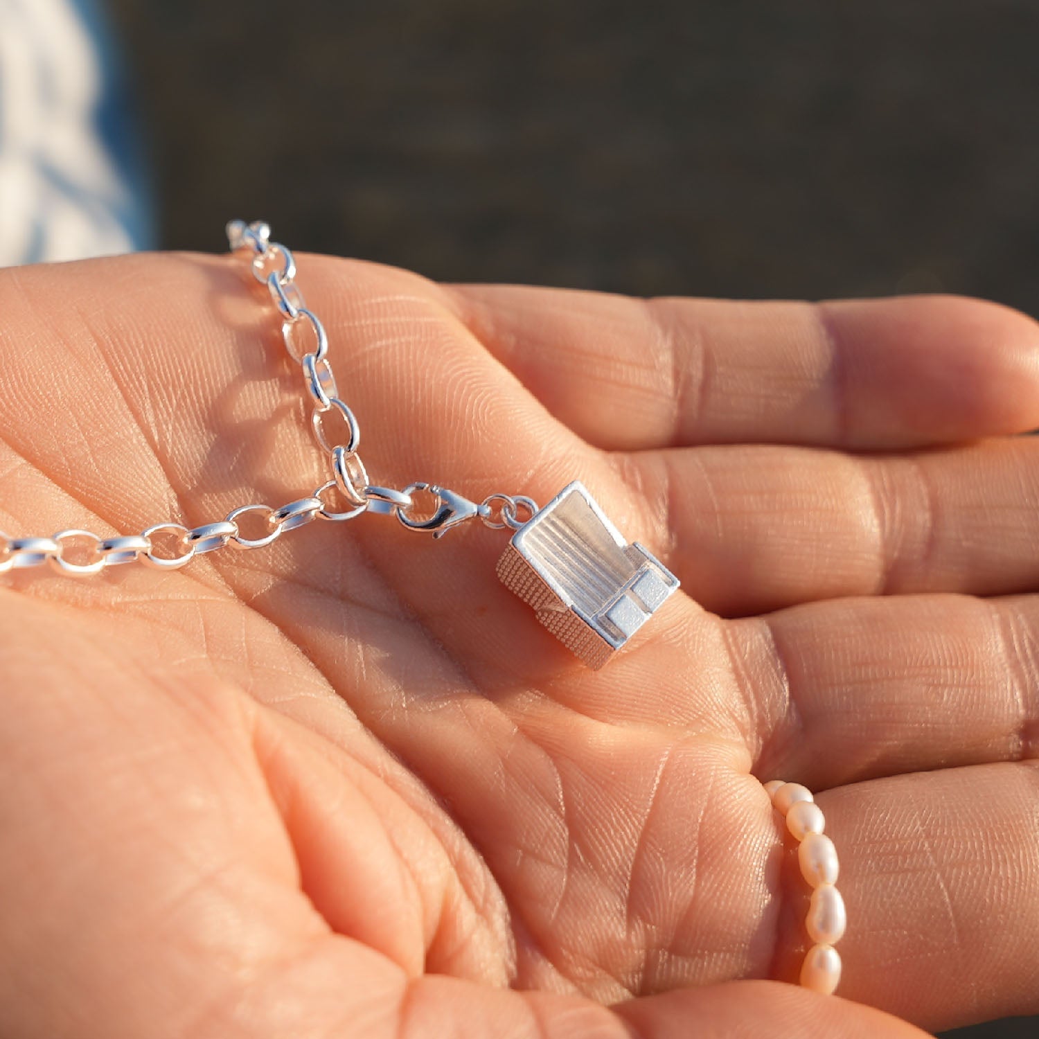 Armband - Charm "Strandkorb" - Silber - Nordlust®