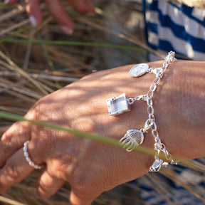 Armband - Charm "Strandkorb" - Silber - Nordlust®