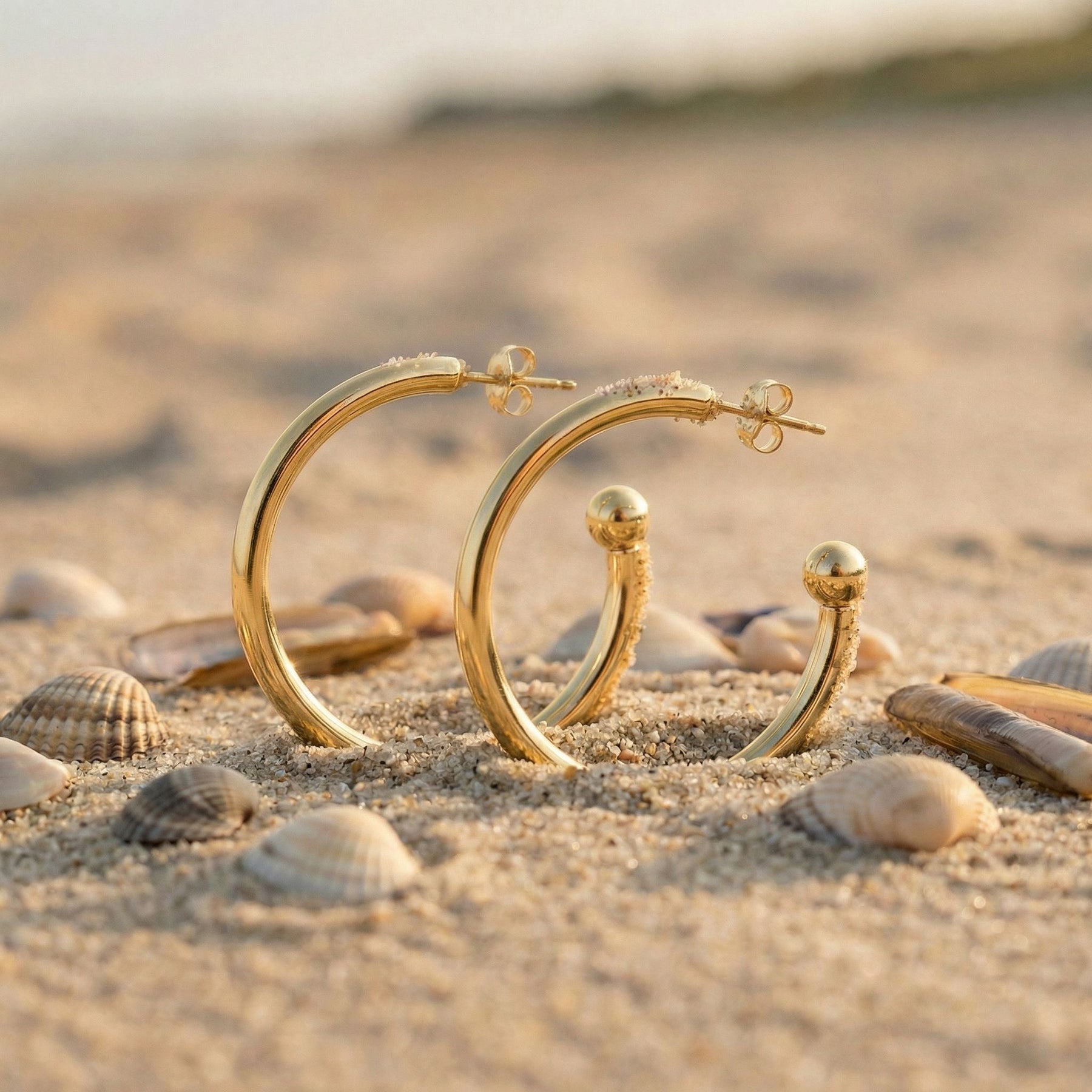 Creolen für Anhänger - Gold - Nordlust®