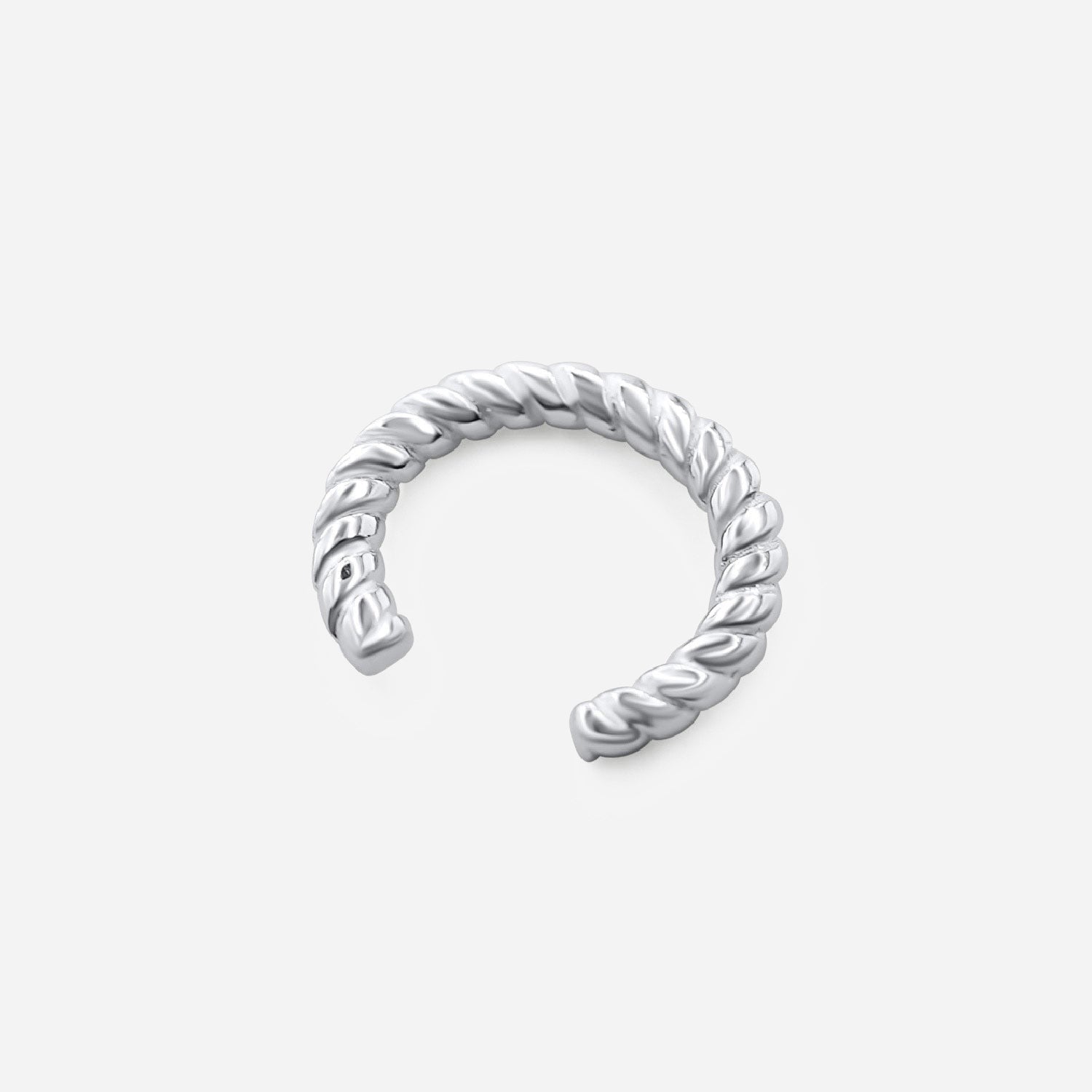 Earcuff Loop - silver