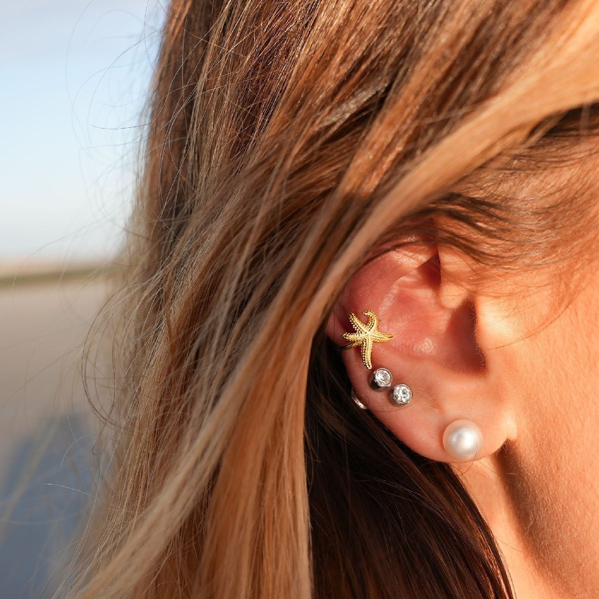 Earcuffs Seestern - Gold - Nordlust®