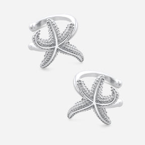 Earcuffs Seestern - Silber - Nordlust®