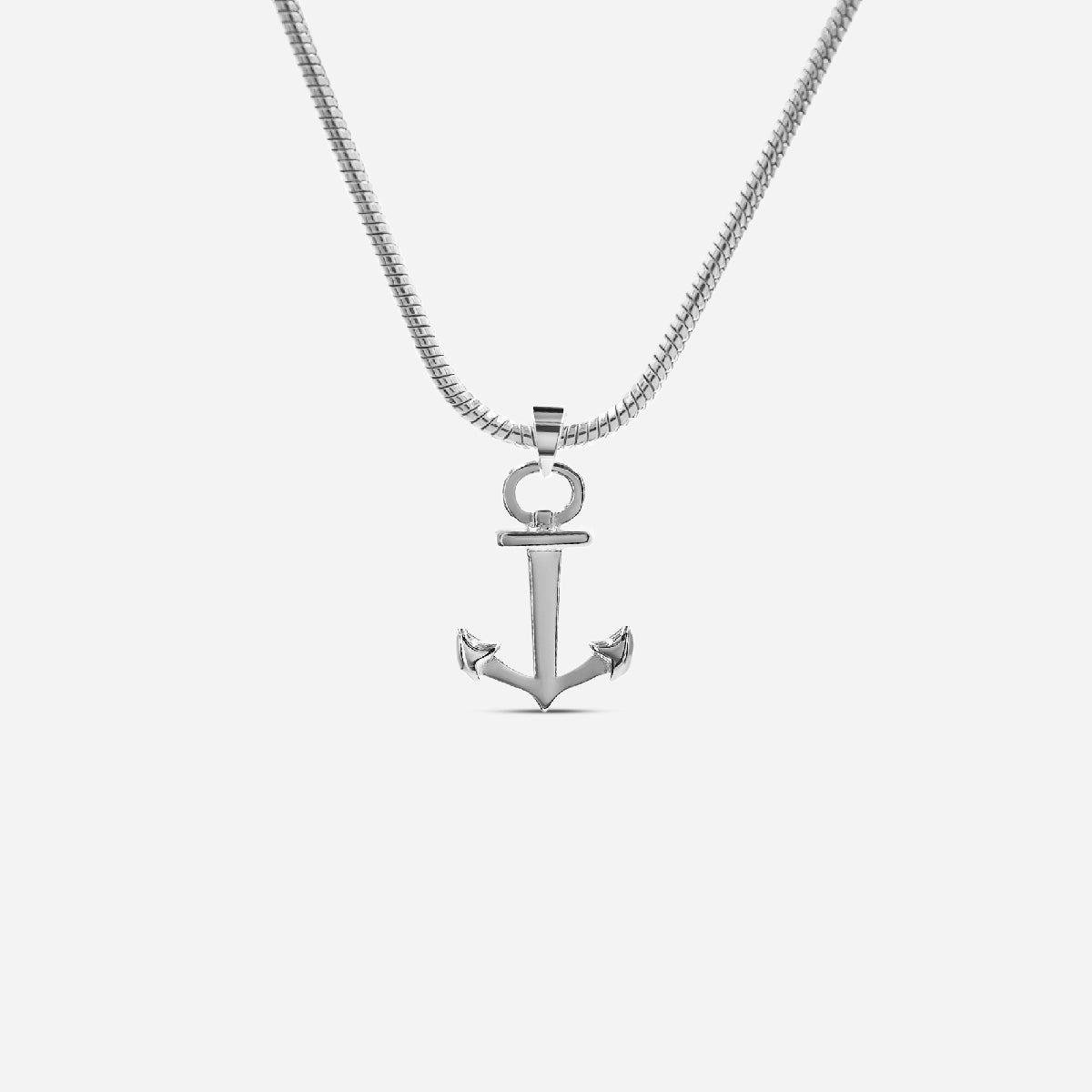 Kids necklace "Anchor" - silver