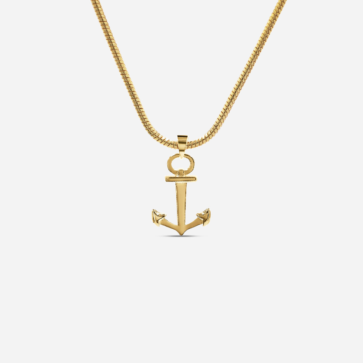 Kids necklace "Anchor" - gold