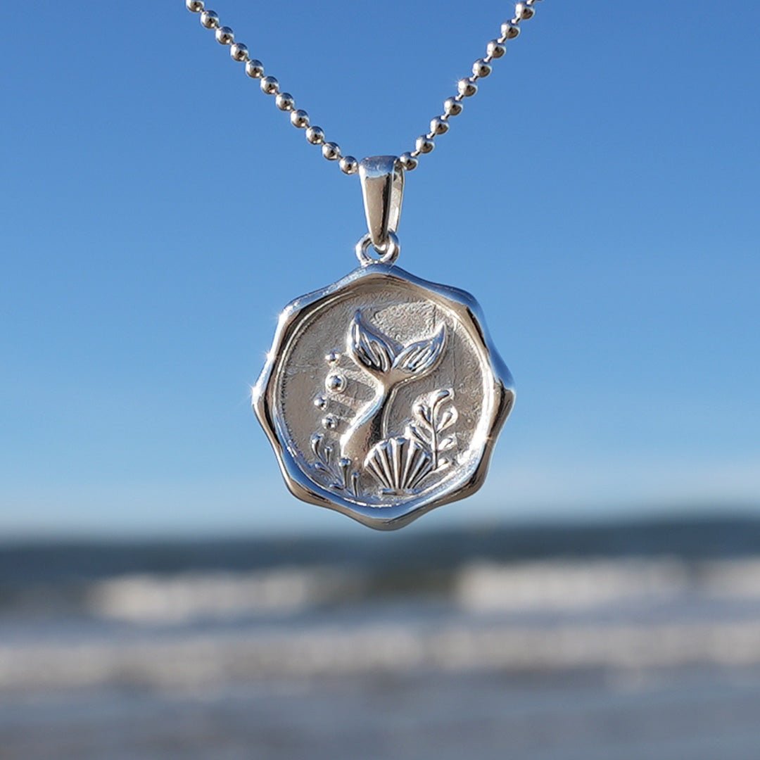 Meerjungfrau Rund - Silber - Nordlust®