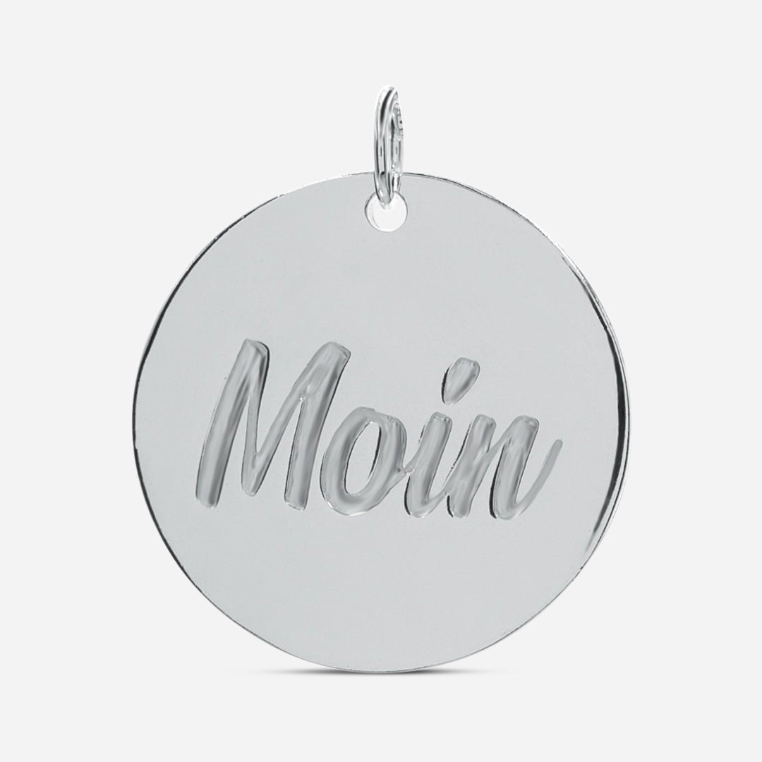 Moin round - silver