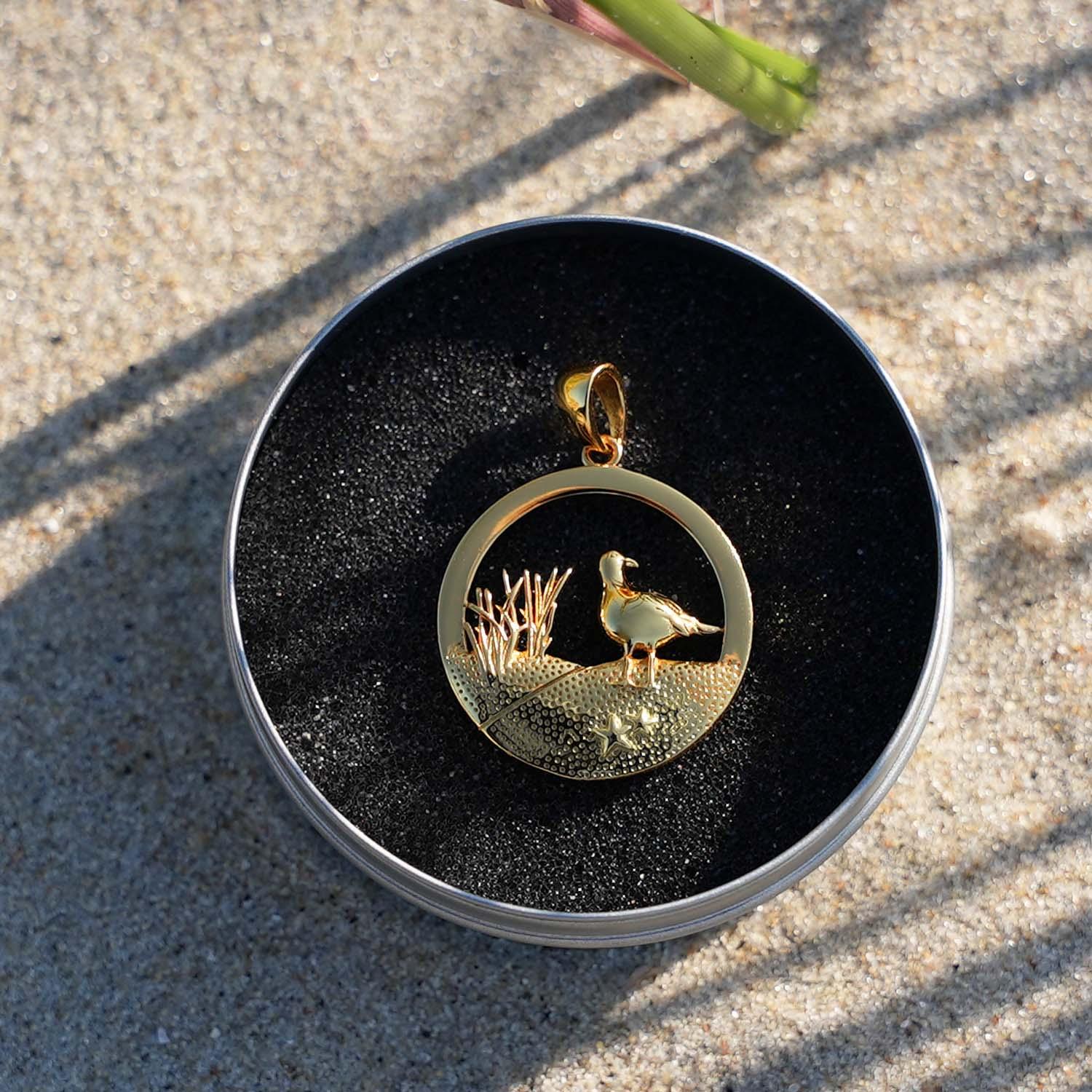 Möwe Rund / Düne - Gold - Nordlust®