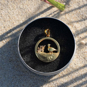 Möwe Rund / Düne - Gold - Nordlust®