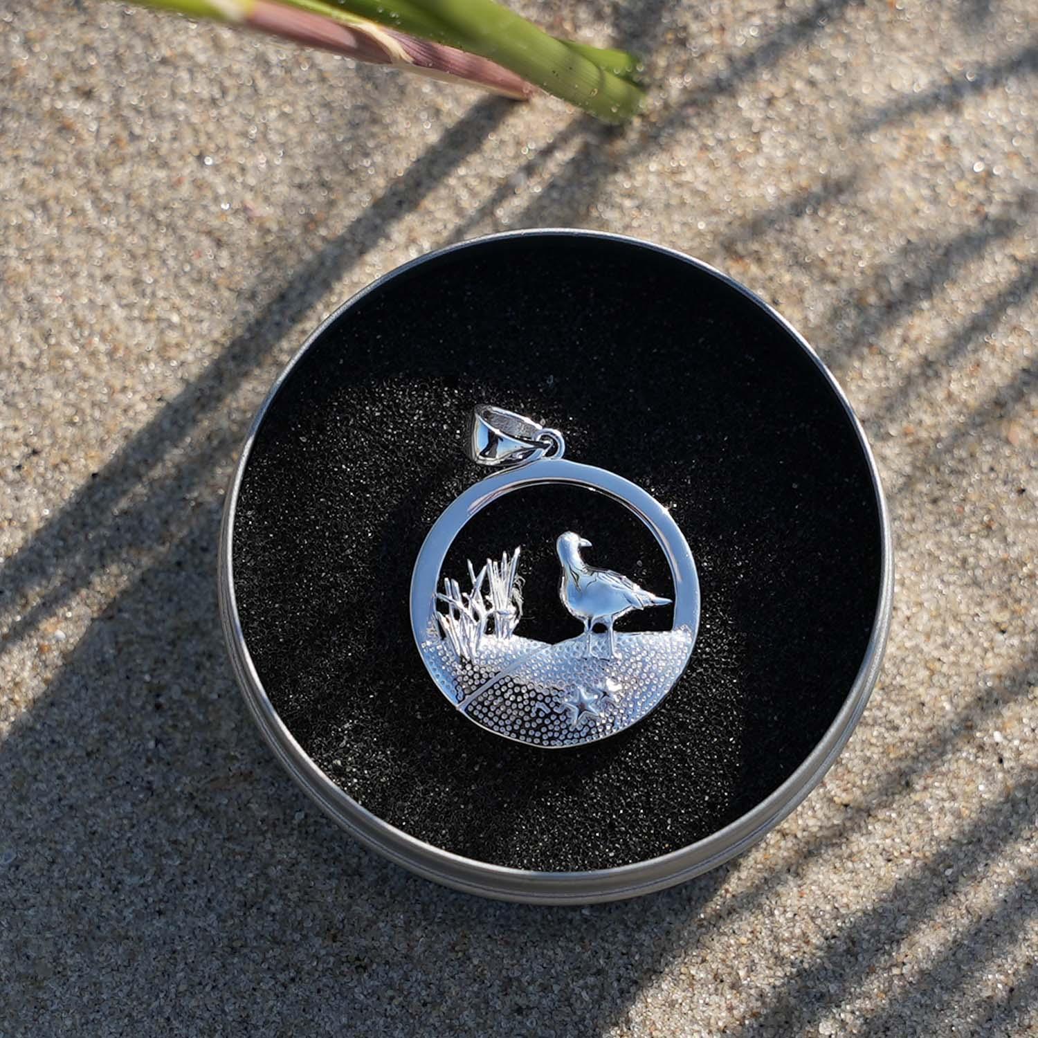 Möwe Rund / Düne - Silber - Nordlust®