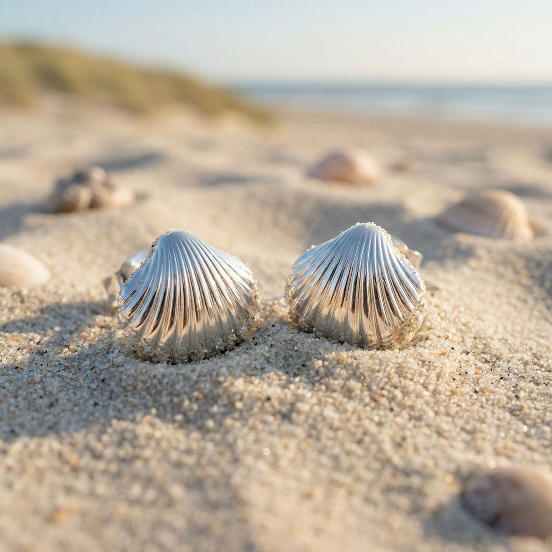 Ohrstecker Herzmuschel