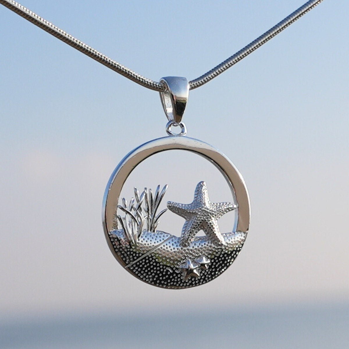 Seestern Rund / Düne - Silber - Nordlust®