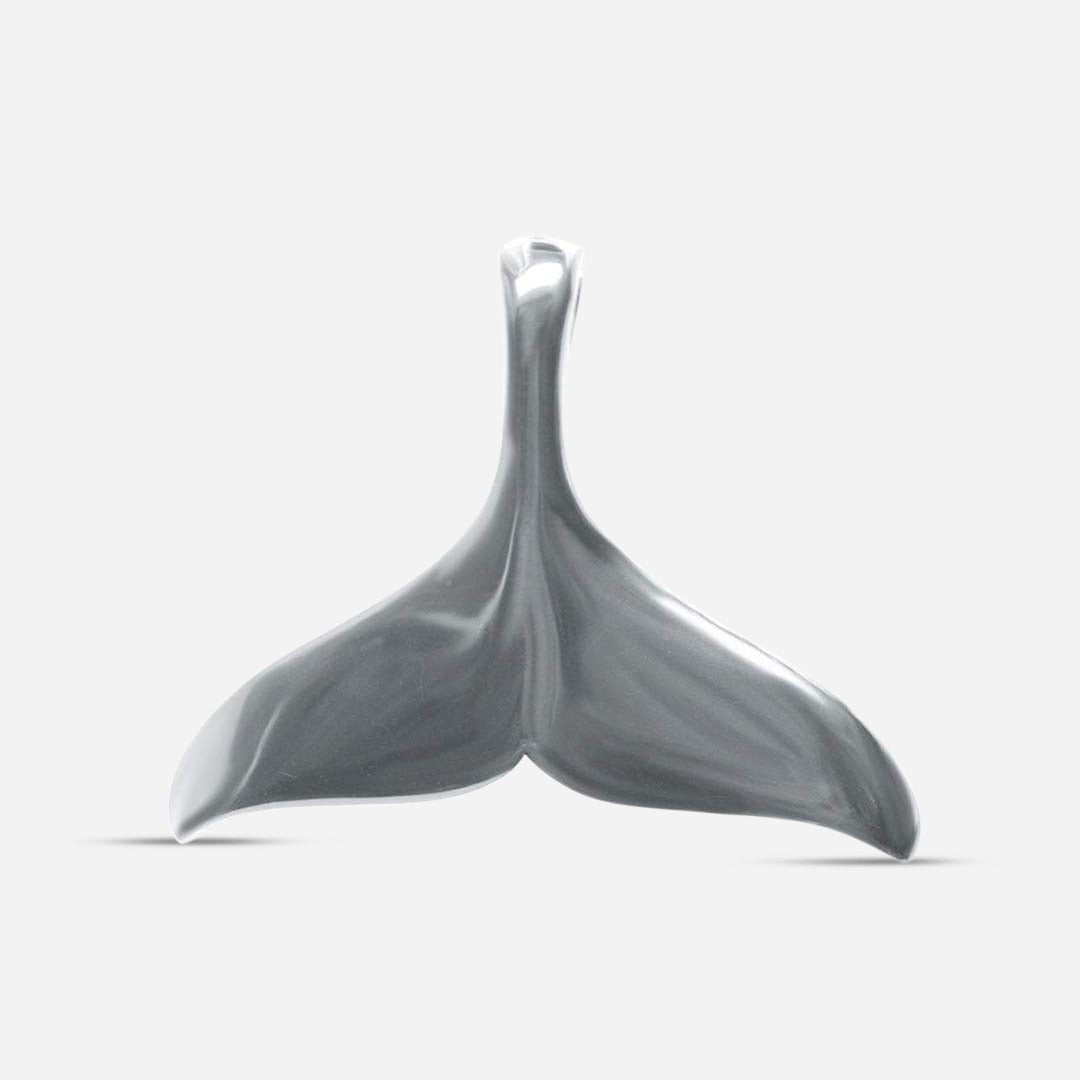 Whale fin - silver